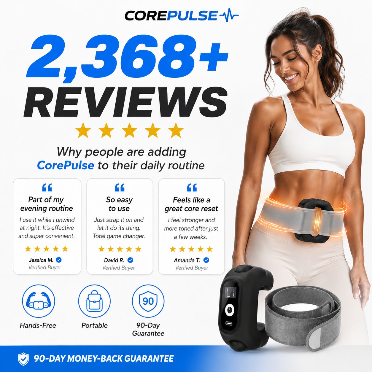 CorePulse™ Pro • AB Workout Buddy